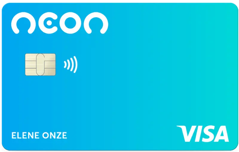 cartão de crédito neon