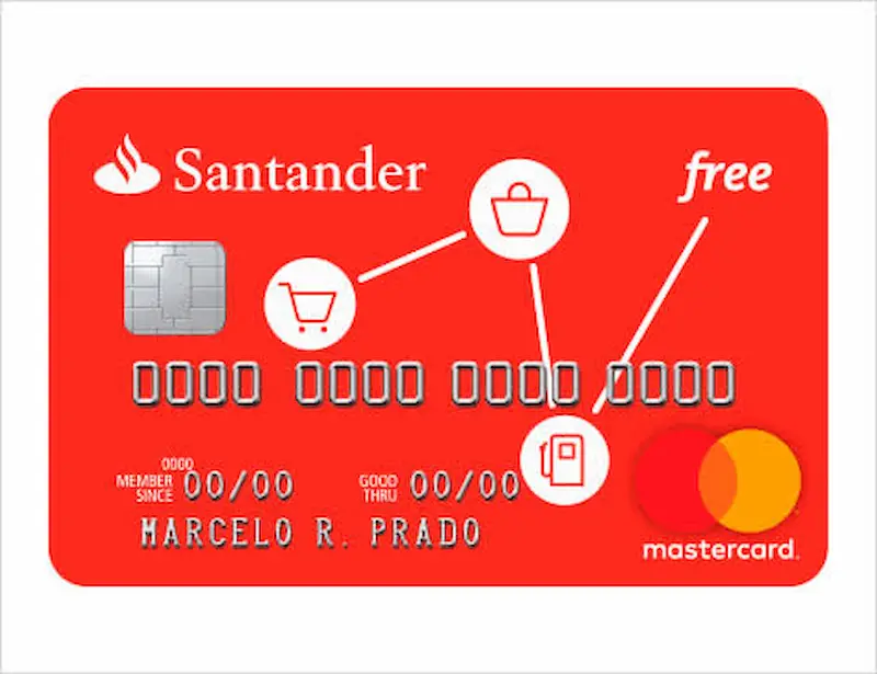 cartão santander free
