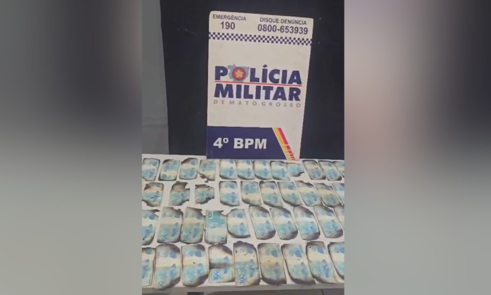dinheiro queimado