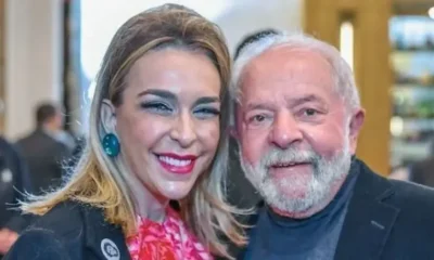 Roberta Luchsinger e o presidente Luiz Inácio Lula