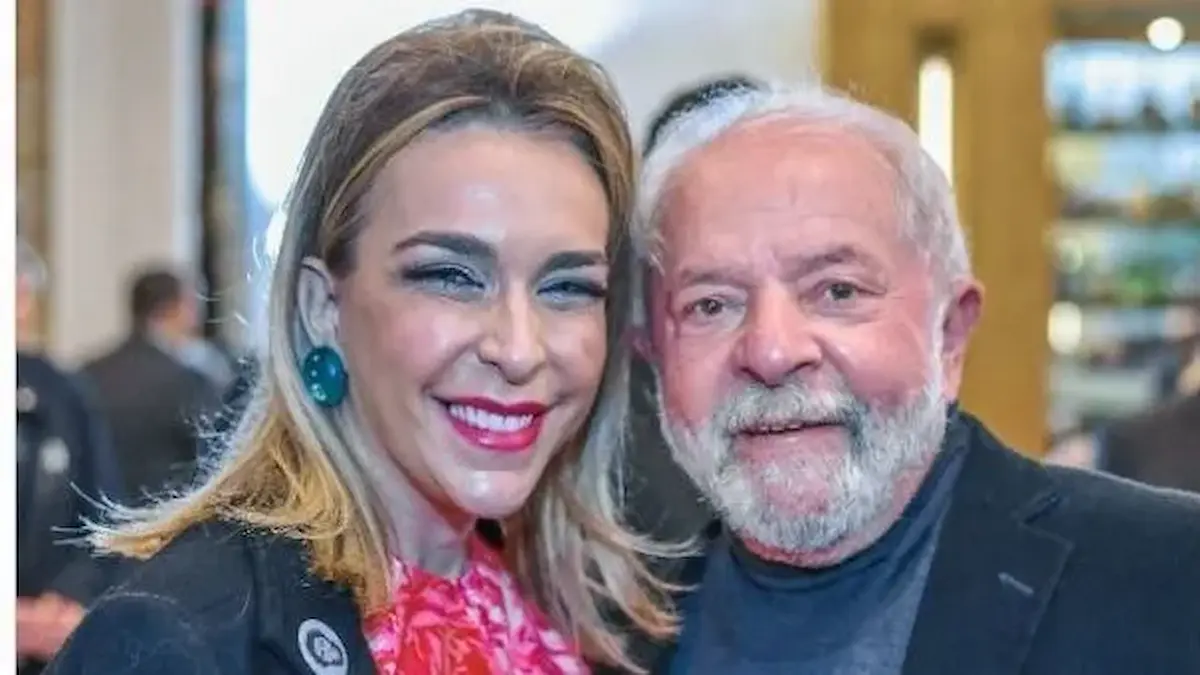 Roberta Luchsinger e o presidente Luiz Inácio Lula